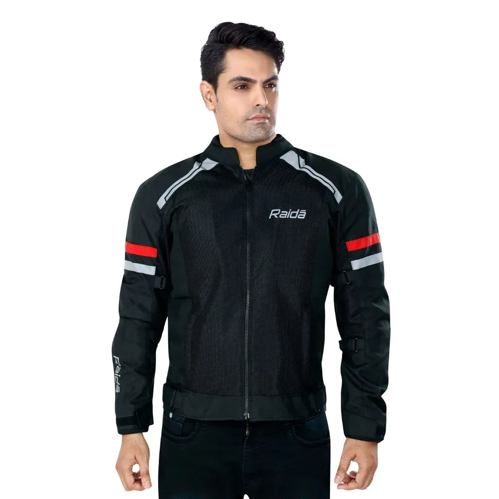 Raida Tourer Jacket - Black Red