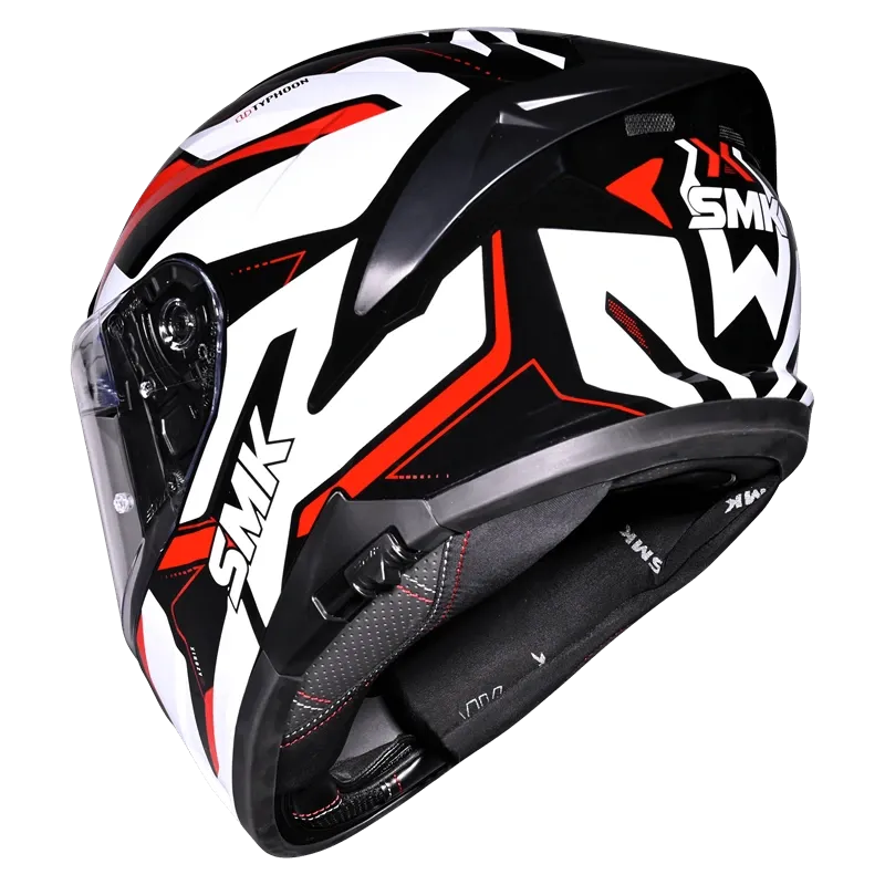 SMK Typhoon S01 Azonix GL213 - Gloss Black white