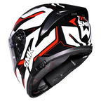SMK Typhoon S01 Azonix GL213 - Gloss Black white