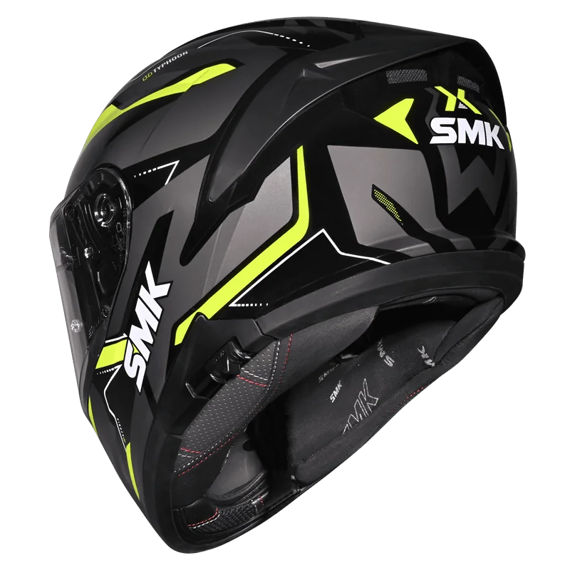 SMK Typhoon S01 Azonix GL264  - Gloss Black Neon