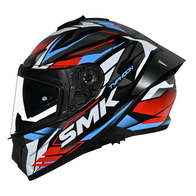 SMK Typhoon  S01 Rival GL213 - Gloss black Red Blue
