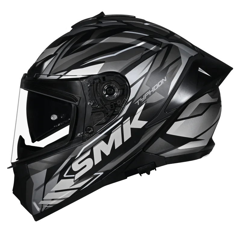 SMK Typhoon  S01 Rival GL266 - Gloss black grey