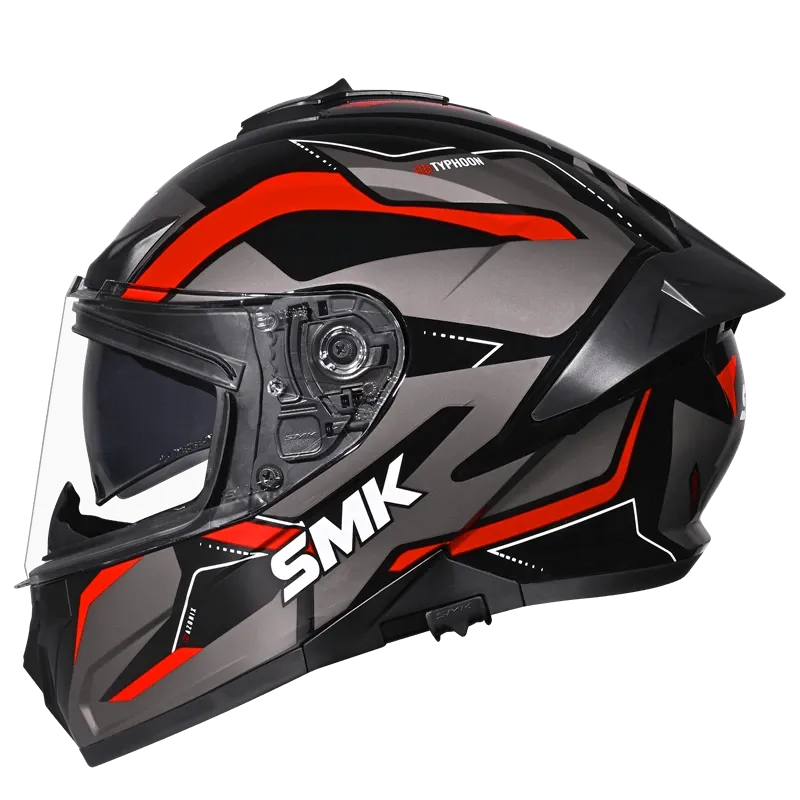 SMK Typhoon  S01 Azonix  GL263- Gloss Black Red