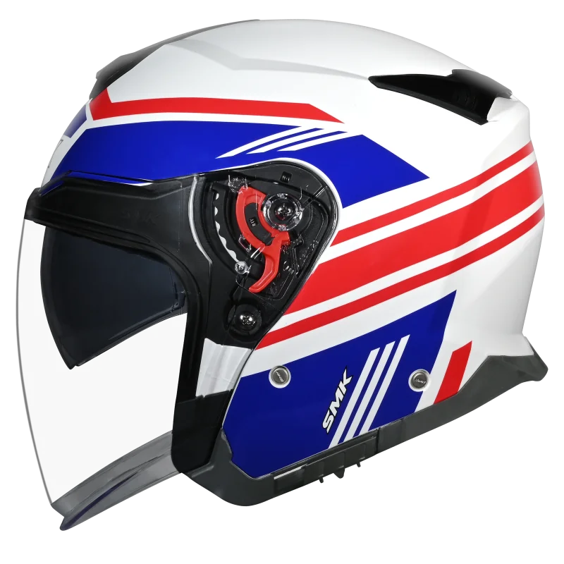 SMK GTJ RAMBLER GL153 -GLOSS WHITE BLUE RED