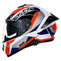 SMK Typhoon  S01 Style GL136- Gloss white red blue