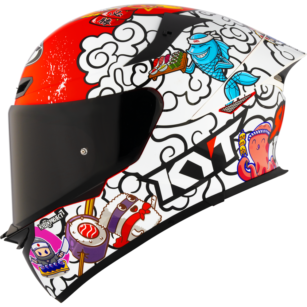 KYT TT Revo Sushi Time Gloss Helmet
