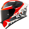 KYT TT Revo Gear Black Red Gloss Helmet