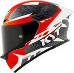 KYT TT Revo Gear Black Red Gloss Helmet