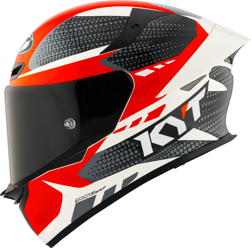 KYT TT Revo Gear Black Red Gloss Helmet