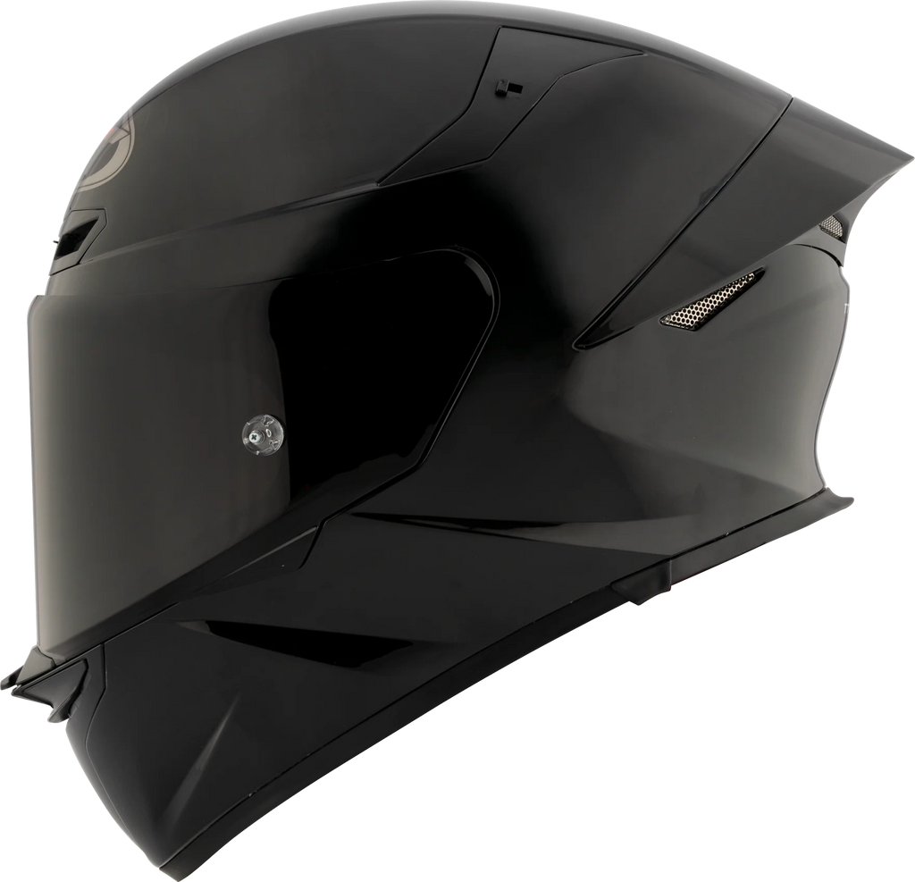 KYT TT Revo Plain Gloss Black