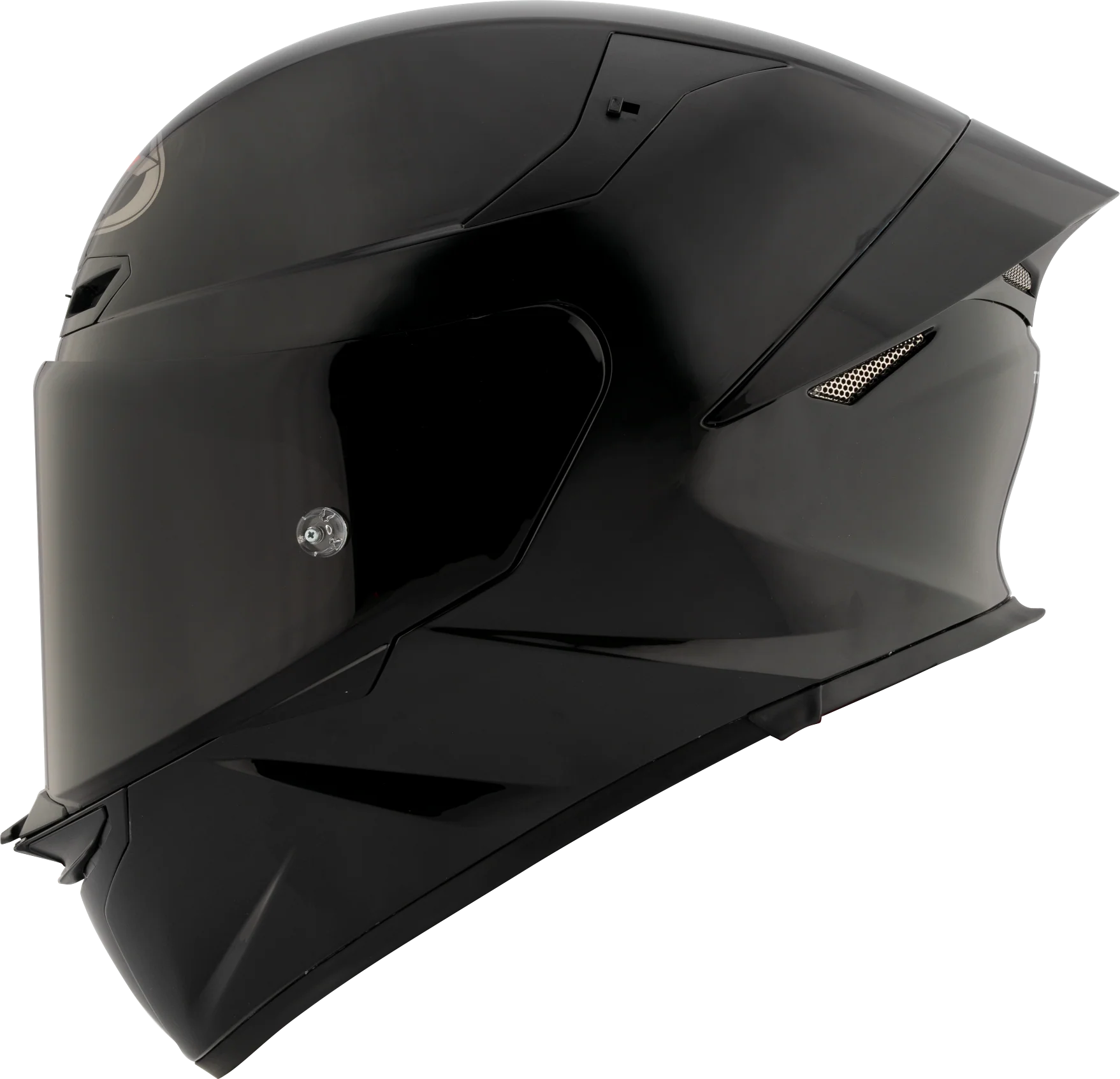KYT TT Revo Plain Gloss Black