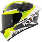 KYT TT Revo Gear Black Yellow Gloss Helmet