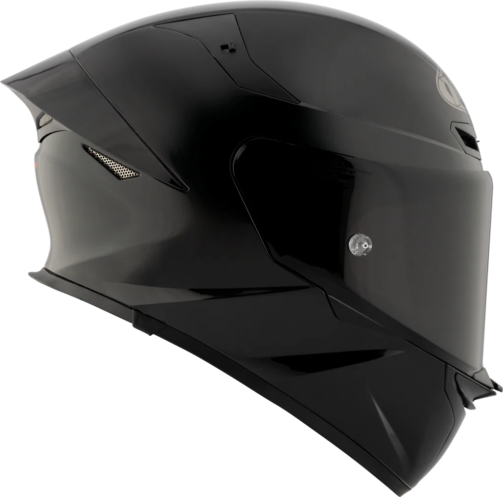 KYT TT Revo Plain Gloss Black