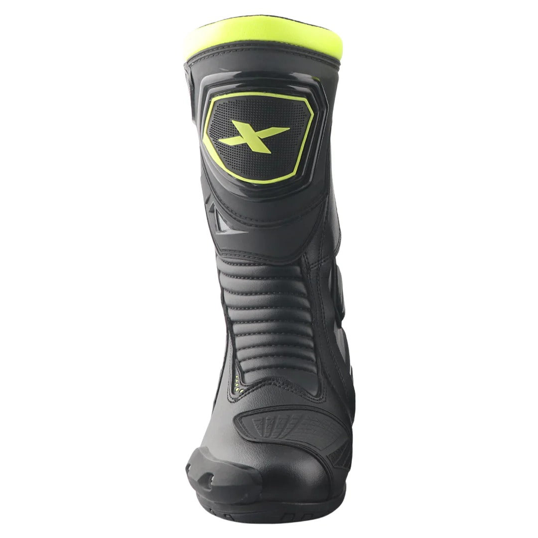 Axor Slipstream Pro Riding Boots - Black Neon
