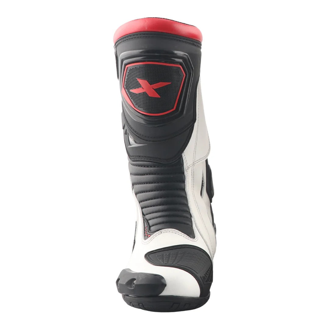 Axor Slipstream Pro Riding Boots - Black White Red