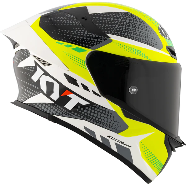 KYT TT Revo Gear Black Yellow Gloss Helmet