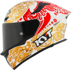 KYT TT Revo Enea Bastianini Indonesia Replica 2023 Gloss Pearl White