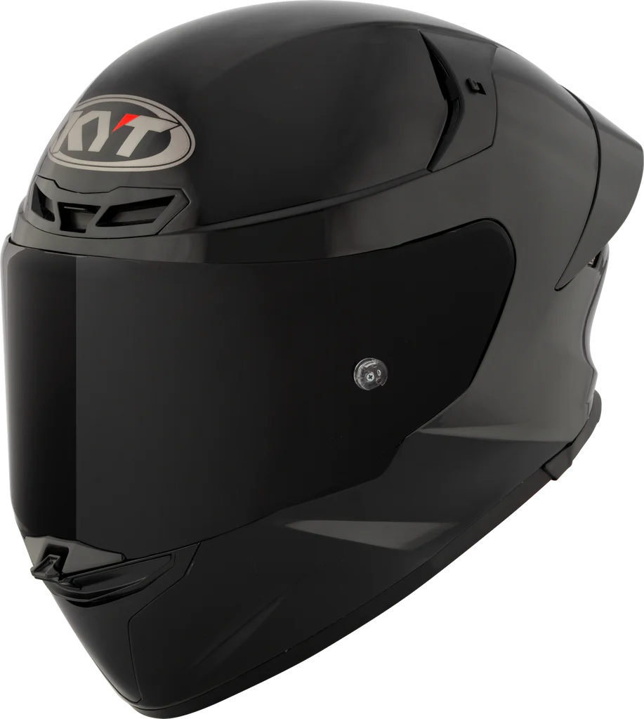 KYT TT Revo Plain Gloss Black