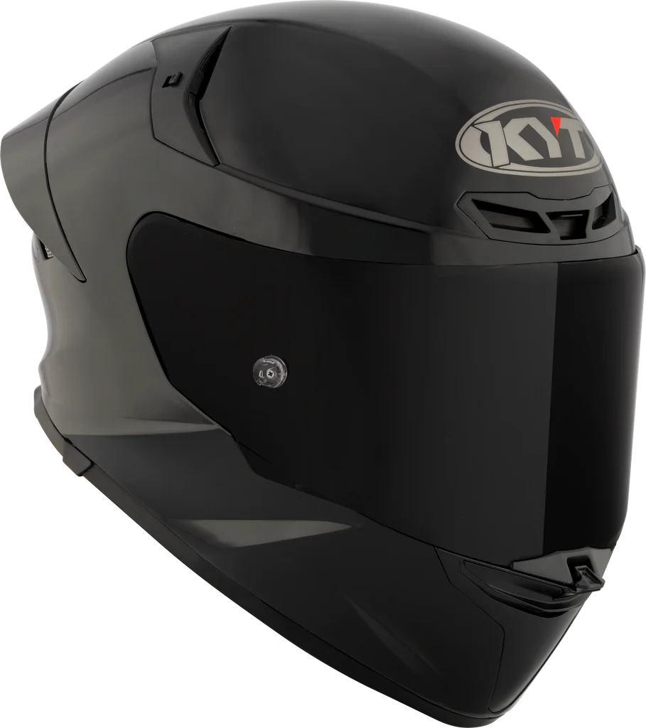 KYT TT Revo Plain Gloss Black