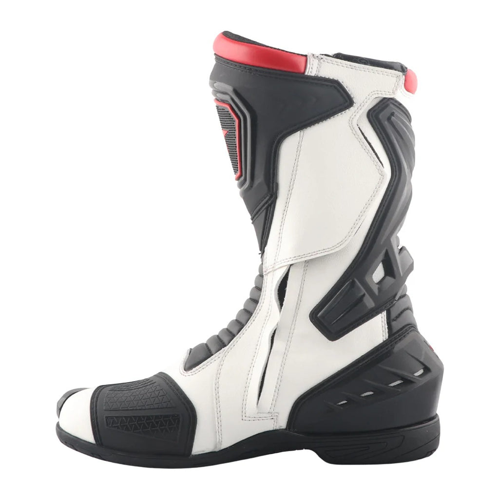 Axor Slipstream Pro Riding Boots - Black White Red