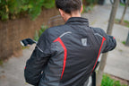 LS2 SEPANG RIDING JACKET - BLACK RED