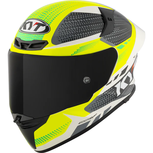 KYT TT Revo Gear Black Yellow Gloss Helmet