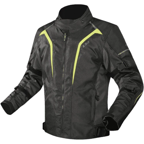 LS2 SEPANG RIDING JACKET - BLACK NEON