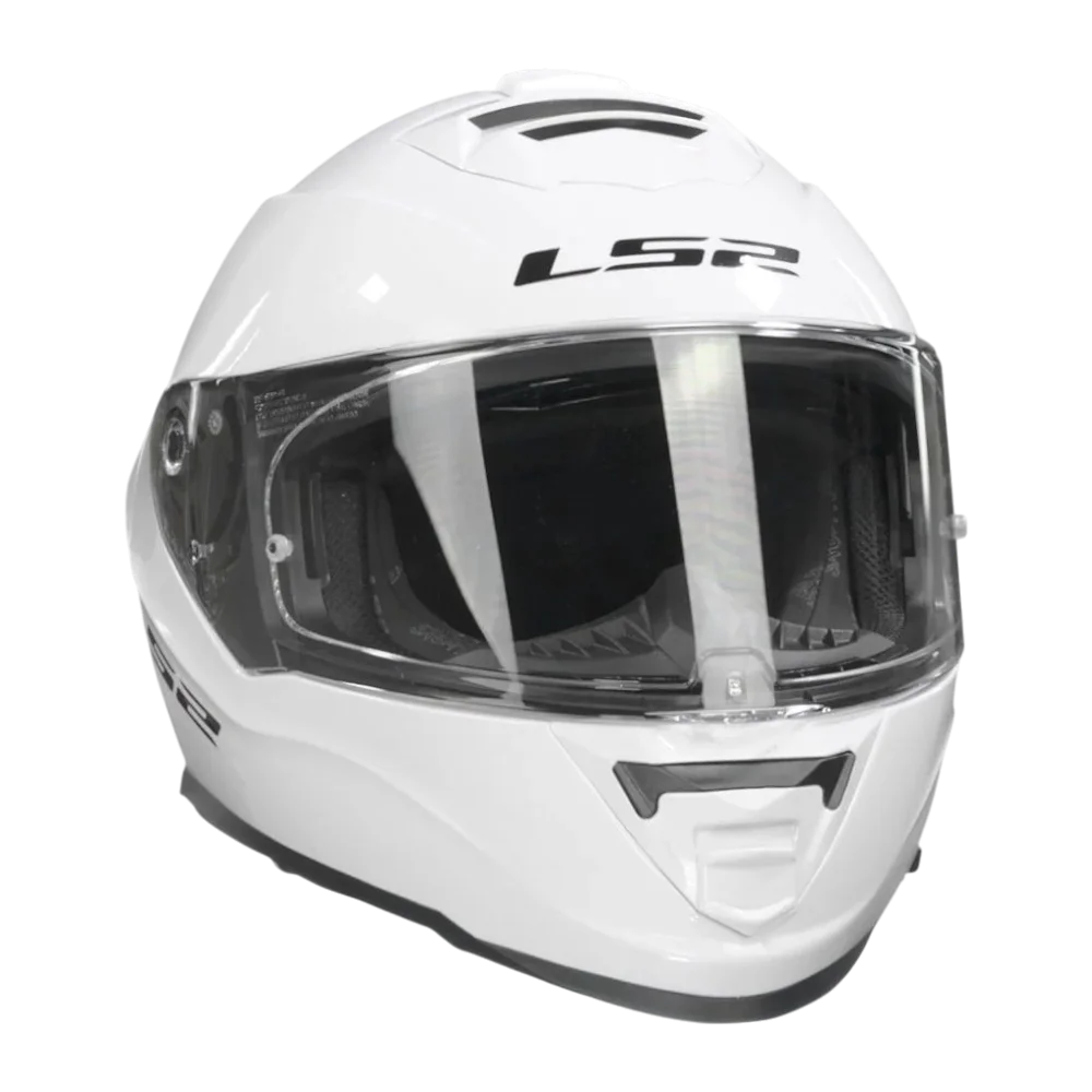 LS2 FF800 STORM II SOLID WHITE