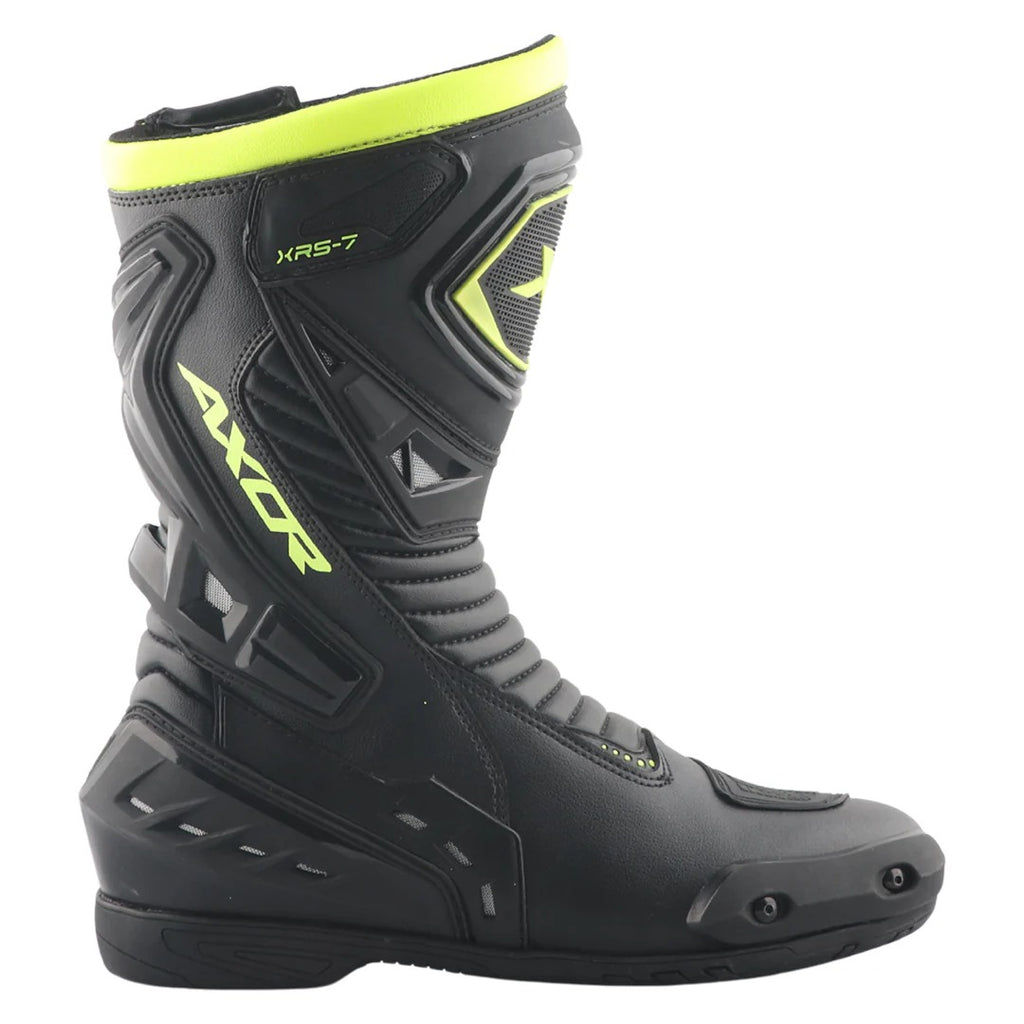 Axor Slipstream Pro Riding Boots - Black Neon