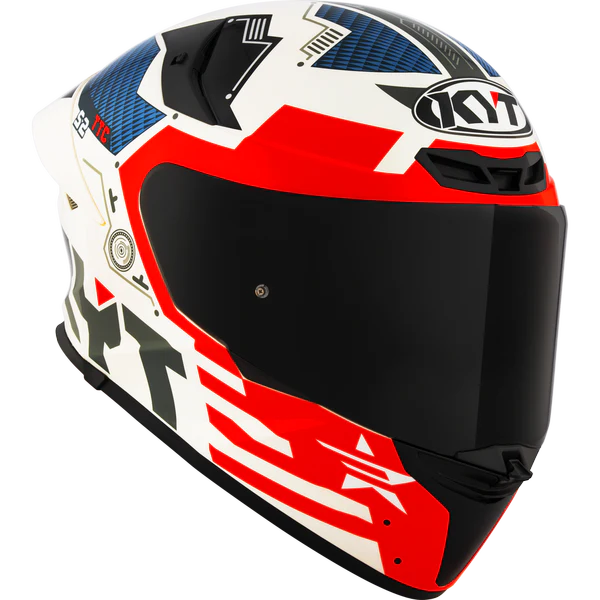 KYT TT Revo Fuselage Red Gloss Helmet