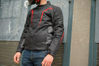 LS2 SEPANG RIDING JACKET - BLACK RED