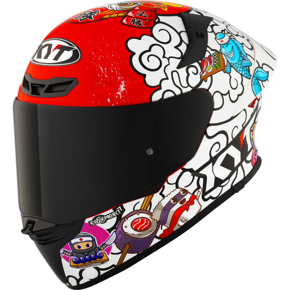 KYT TT Revo Sushi Time Gloss Helmet