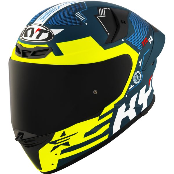 KYT TT Revo Fuselage Yellow Matt Helmet