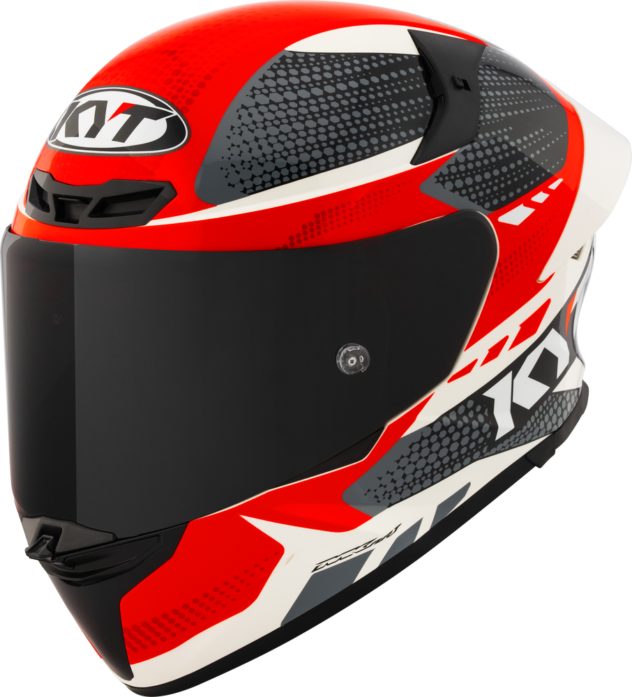 KYT TT Revo Gear Black Red Gloss Helmet