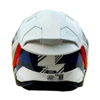 LS2 FF811 VECTOR II STYLUS - GLOSS WHITE RED