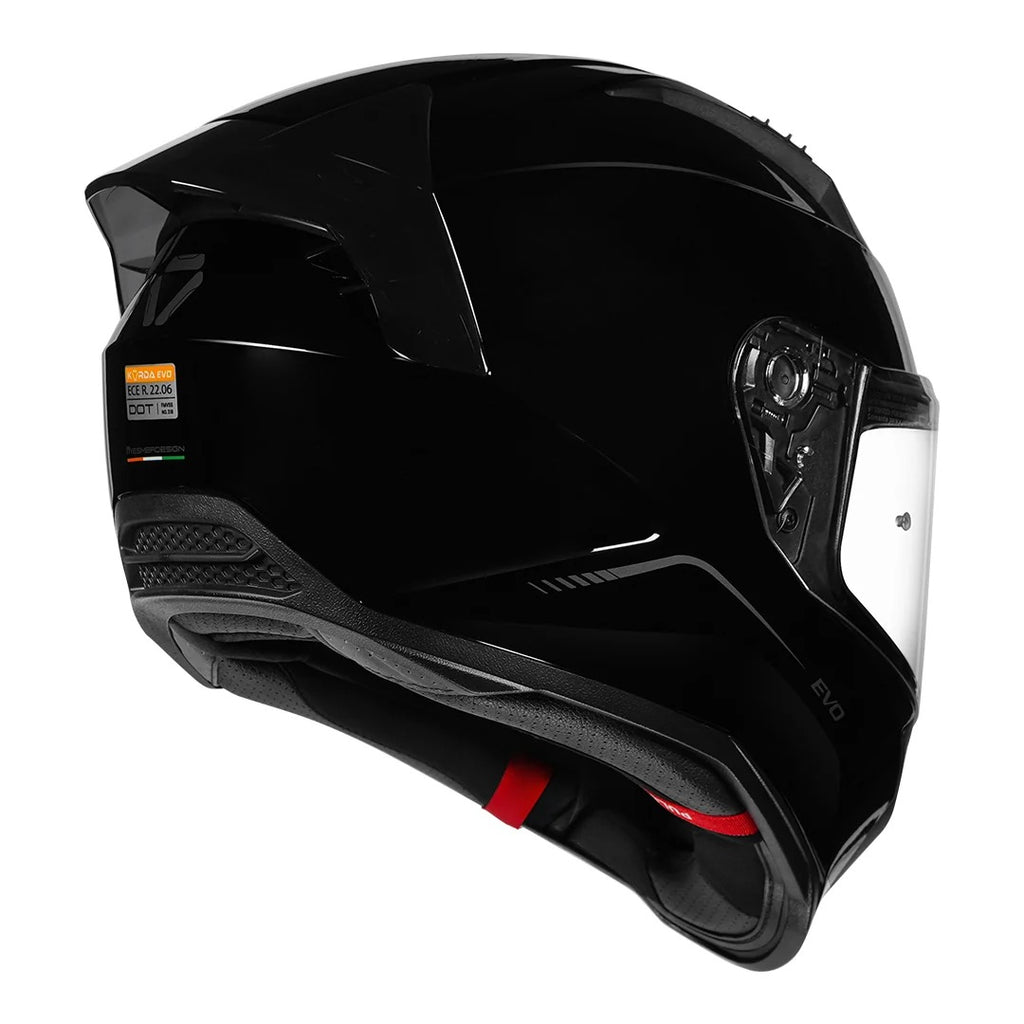 Korda Evo Solid Gloss Black helmet