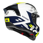 Korda Evo Triton Gloss White blue helmet