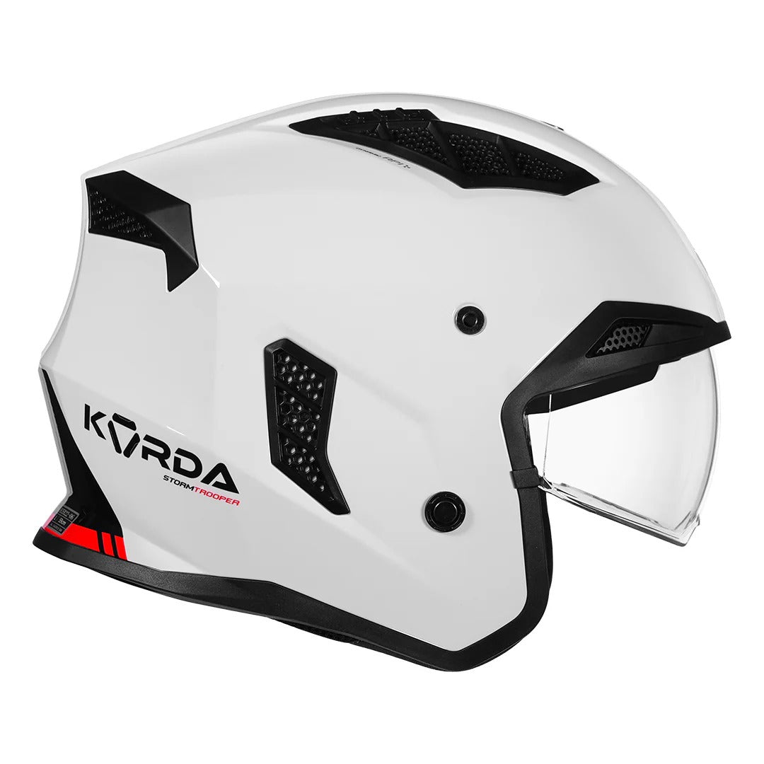 Korda StormTrooper Gloss White Helmet