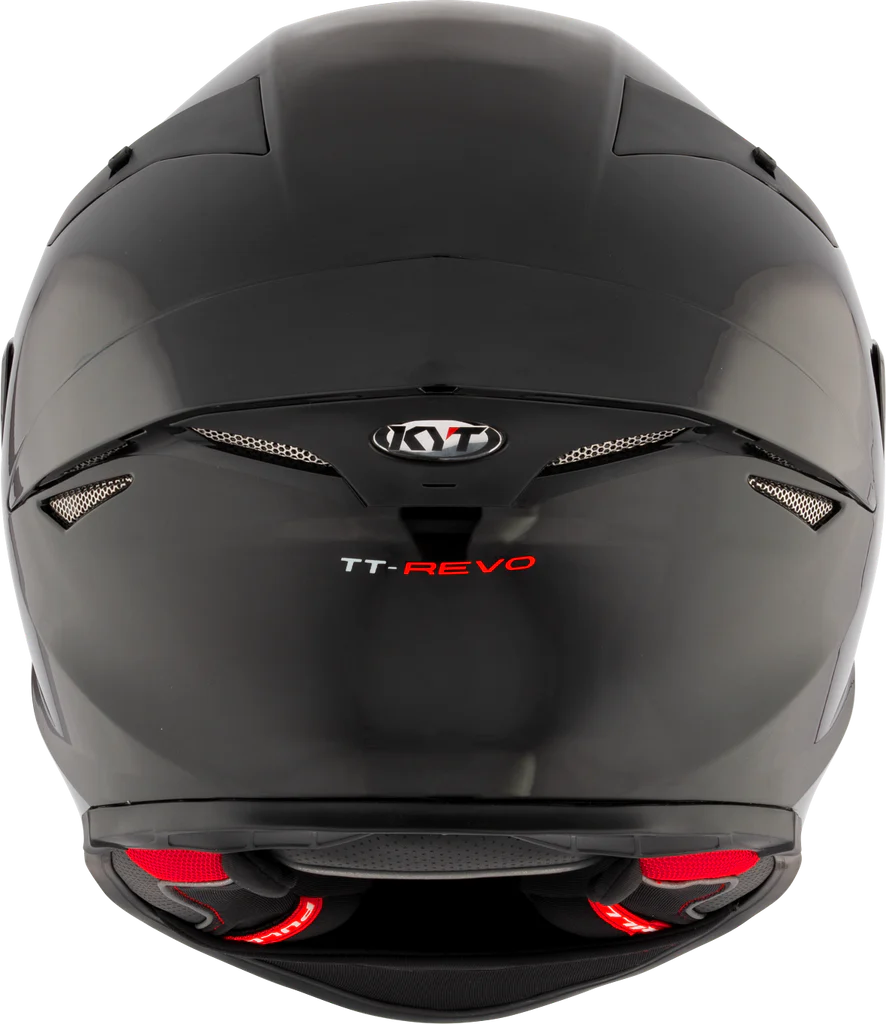 KYT TT Revo Plain Gloss Black