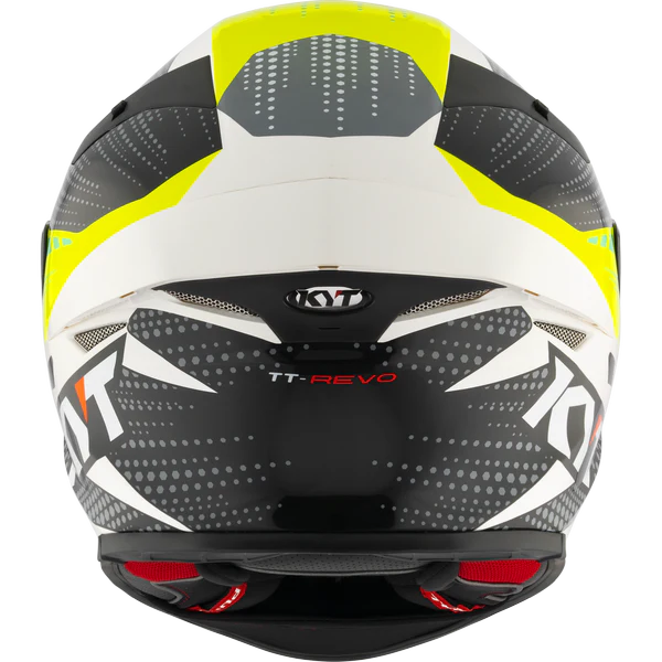 KYT TT Revo Gear Black Yellow Gloss Helmet