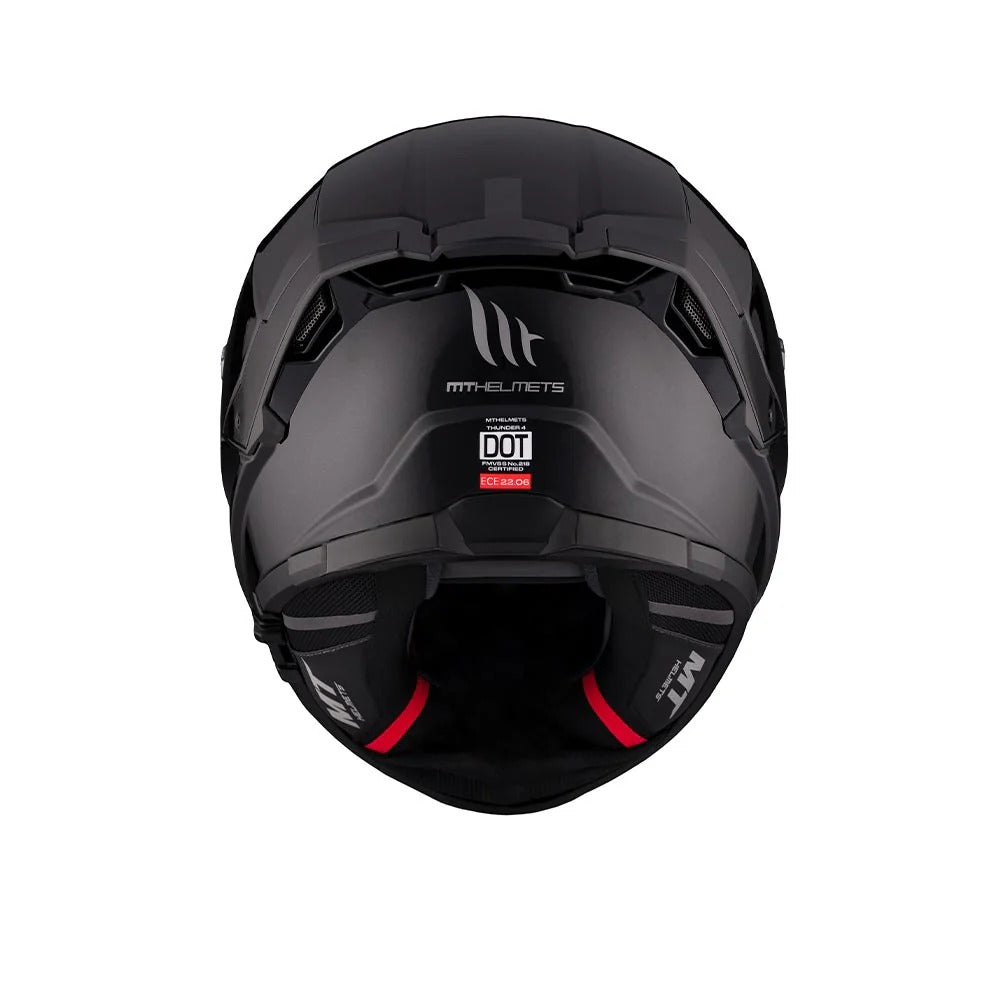 MT Thunder 4 SV A1 Solid Gloss Black Helmet