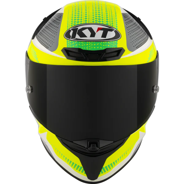KYT TT Revo Gear Black Yellow Gloss Helmet