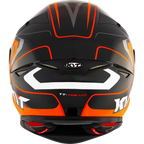 KYT TT Revo Overtech Black Orange Gloss Helmet