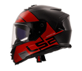 LS2 FF800 STORM II EPIC GLOSS BLACK RED