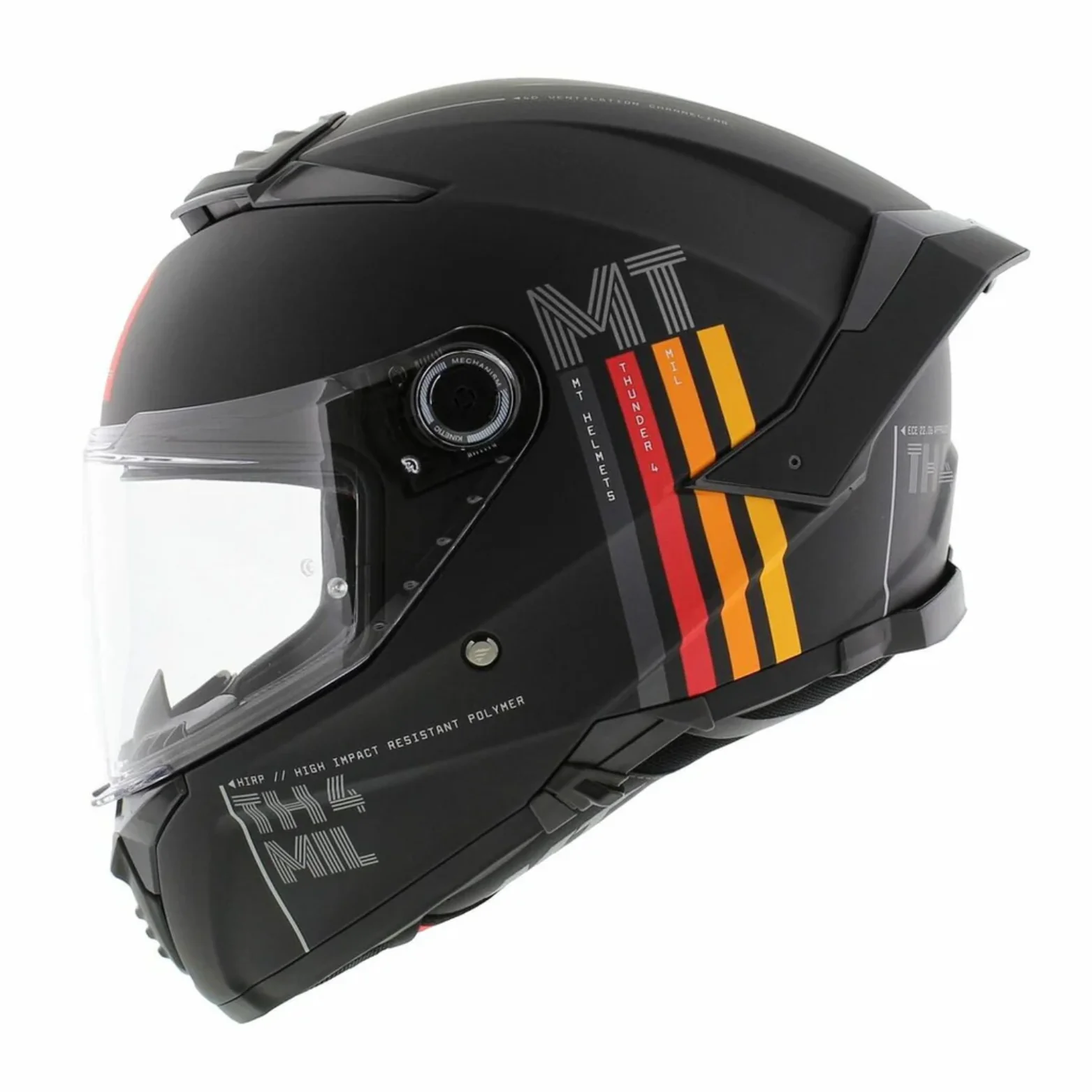 MT Thunder 4 SV MIL A11  Gloss Black Helmet