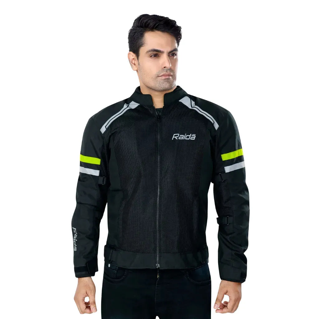 Raida Tourer Jacket - Black Neon