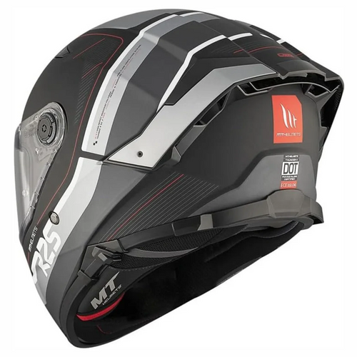 MT Thunder 4 SV R25 B2 Gloss Black Grey Helmet