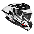 Korda Sonic GP Flash Helmet - Gloss Black White