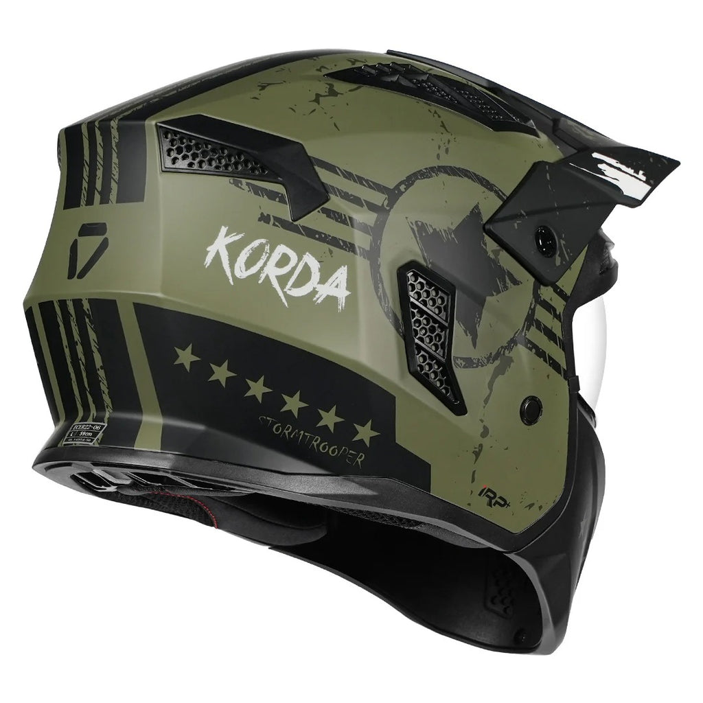Korda StormTrooper Hero Matt Military Green Helmet