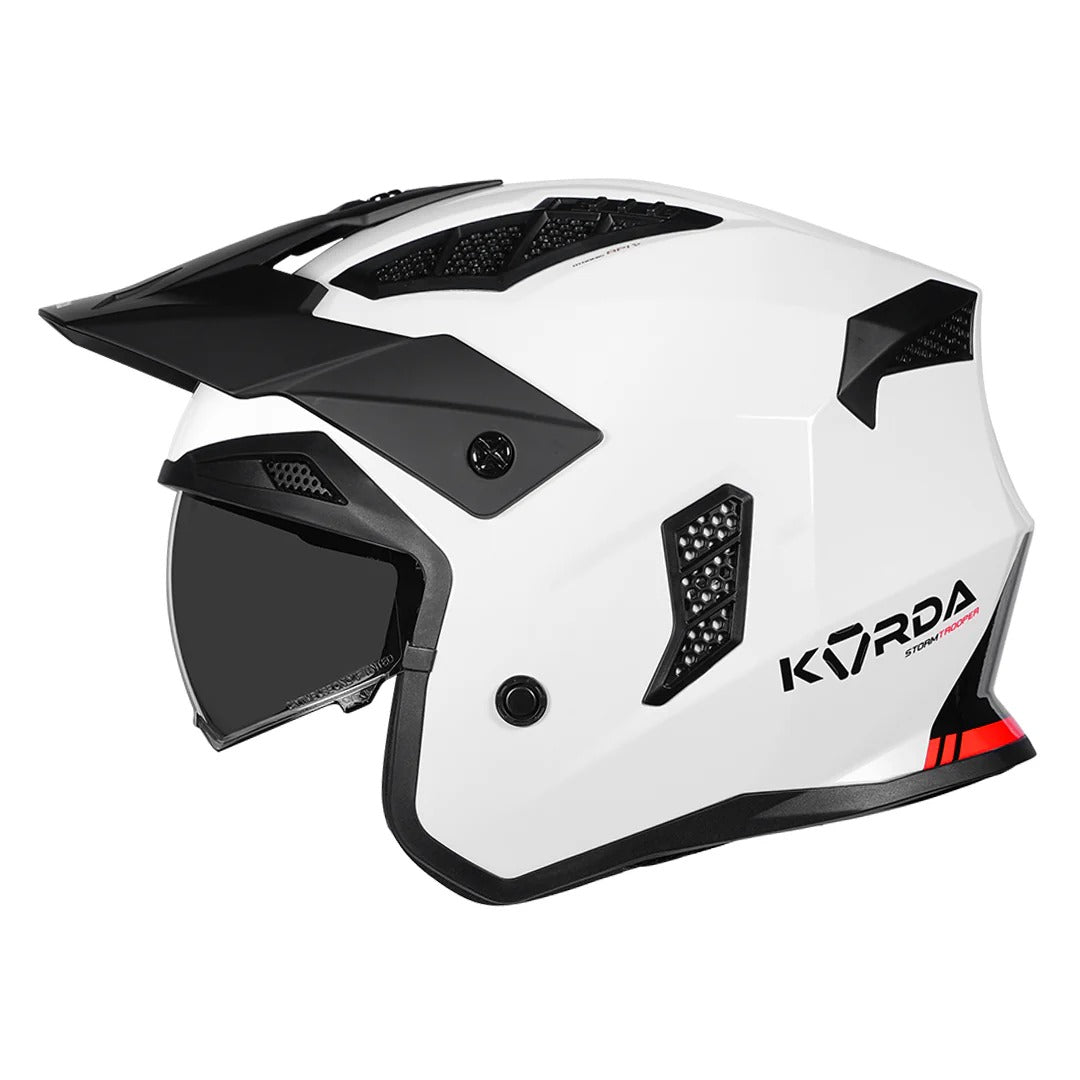 Korda StormTrooper Gloss White Helmet